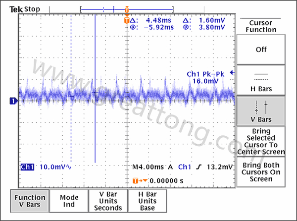  圖10. 在VCO電源端增加旁路電容后減小了噪聲。-深圳宏力捷