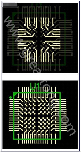 如何布線不同的BGA圈，從最外層開始，直到中心-深圳宏力捷