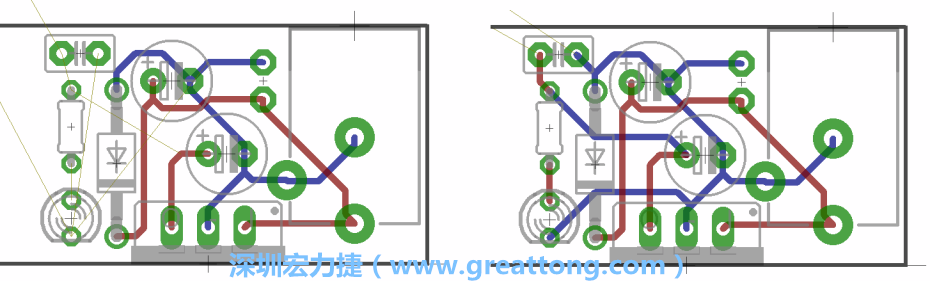 2.3. 下一步，進(jìn)行布線并連接各個(gè)電源供應(yīng)的連結(jié)點(diǎn)。